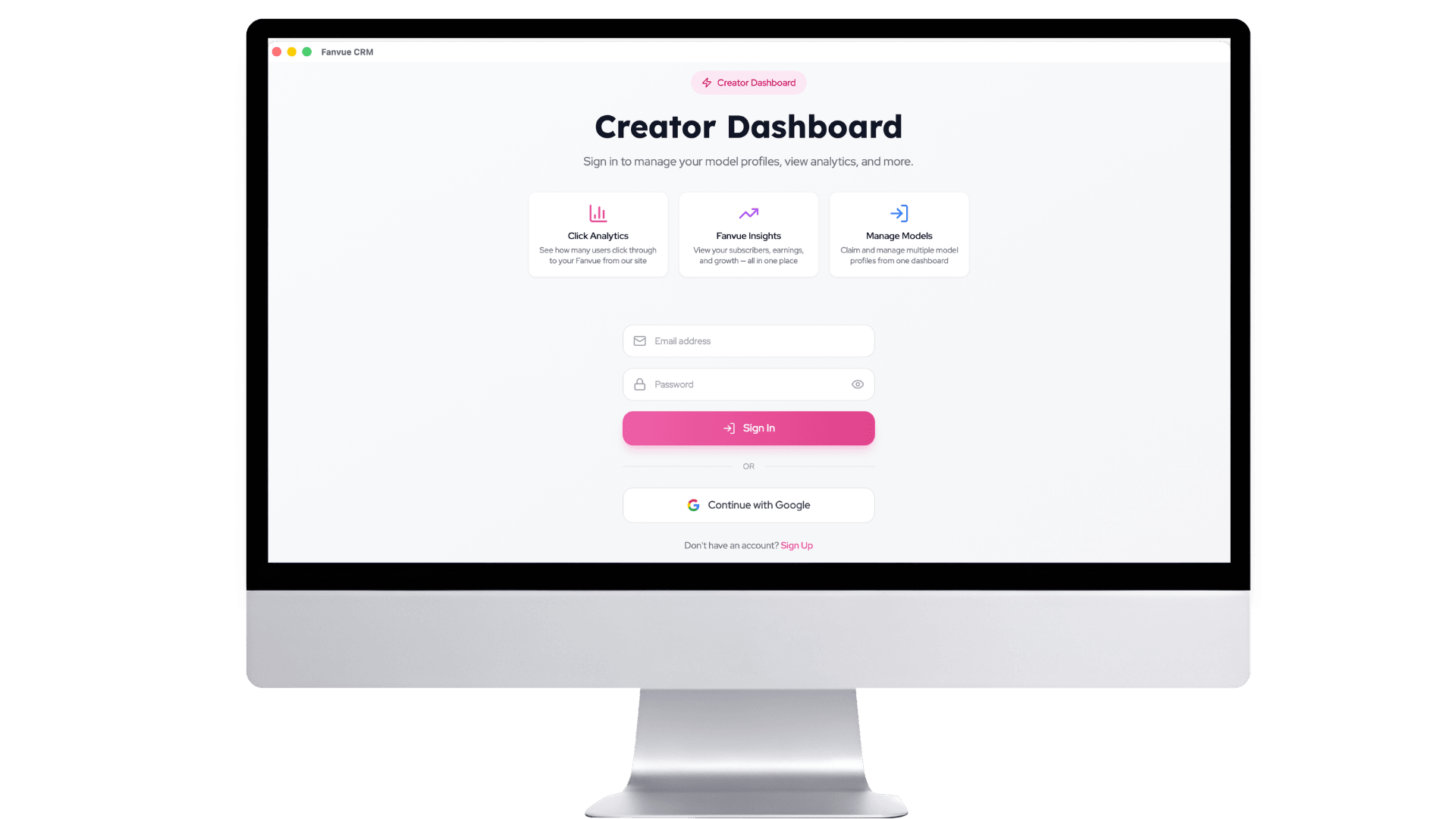 Connect your Fanvue account