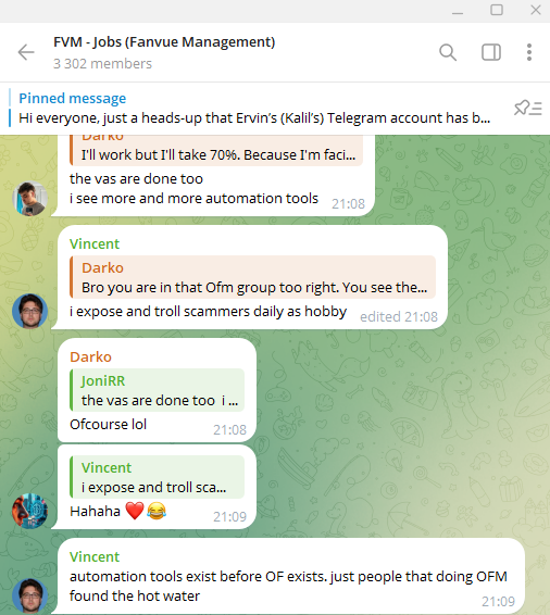telegram group