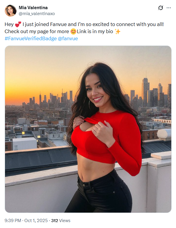 fanvue x post